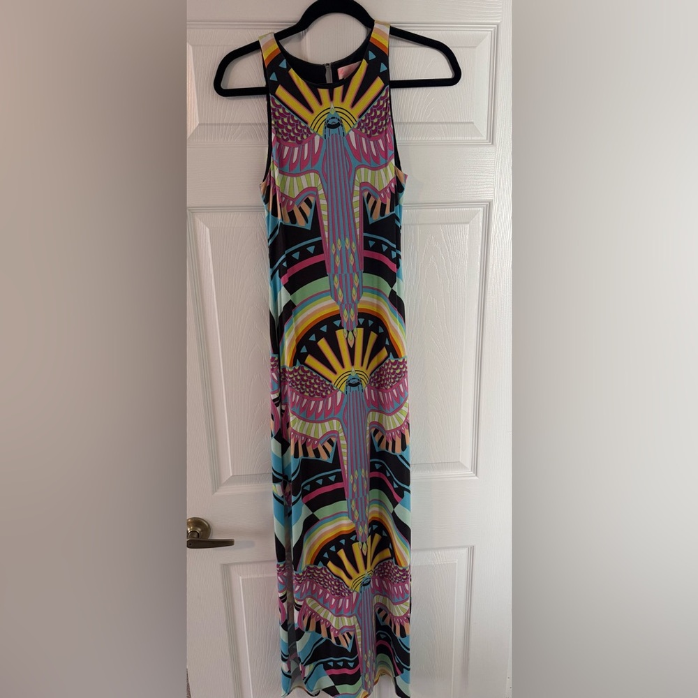 Mara Hoffman Colorful Geometric Maxi Dress